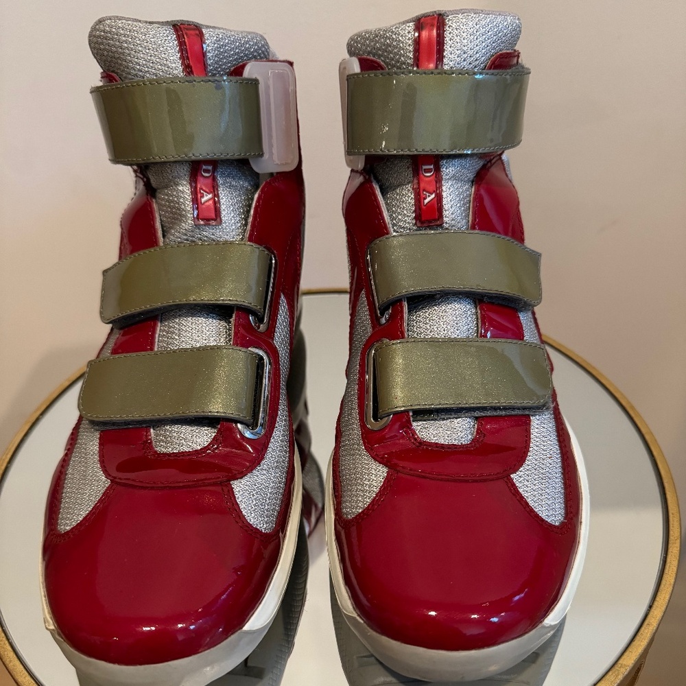 Prada Patent Leather High-Tops